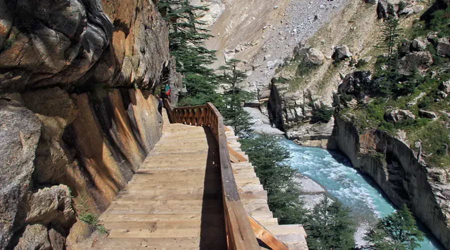 The 150-Year-Old Wooden Skywalk - 'Gartang Gali'